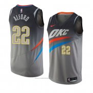 Maillot Oklahoma City Thunder Bryce Alford #22 Ville 2018 Gris