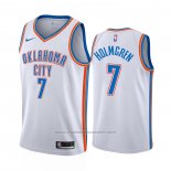 Maillot Oklahoma City Thunder Chet Holmgren #7 Association Blanc