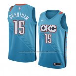 Maillot Oklahoma City Thunder Donte Grantham #15 Ville 2018-19 Bleu