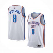 Maillot Oklahoma City Thunder Jalen Williams #8 Association Blanc