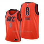 Maillot Oklahoma City Thunder Jawun Evans #8 Earned Orange