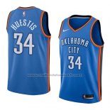 Maillot Oklahoma City Thunder Josh Huestis #34 Icon 2018 Bleu