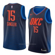 Maillot Oklahoma City Thunder Kyle Singler #15 Statement 2018 Bleu