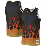 Maillot Orlando Magic Penny Hardaway #1 Flames Noir