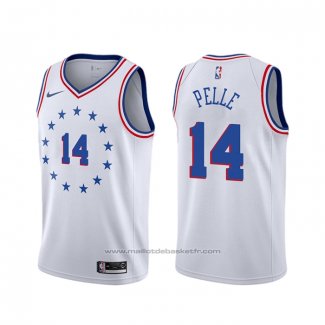 Maillot Philadelphia 76ers Norvel Pelle #14 Earned 2019-20 Blanc