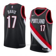 Maillot Portland Trail Blazers Ed Davis #17 Icon 2018 Noir