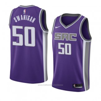 Maillot Sacramento Kings Caleb Swanigan #50 Icon 2018 Volet