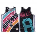 Maillot San Antonio Spurs Patty Mills #8 Mitchell & Ness Big Face Noir