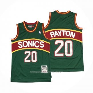 Maillot Seattle SuperSonics Gary Payton #20 Mitchell & Ness 1995-96 Vert