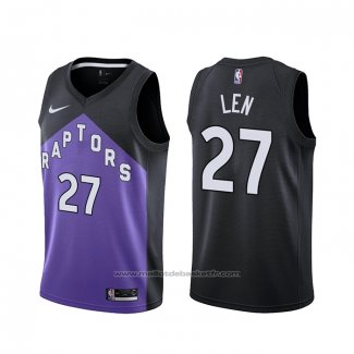 Maillot Toronto Raptors Alex Len #27 Earned 2020-21 Noir Volet