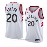 Maillot Toronto Raptors Kay Felder #20 Association 2018 Blanc