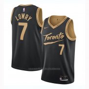 Maillot Toronto Raptors Kyle Lowry #7 Ville 2020-21 Noir