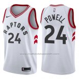 Maillot Toronto Raptors Norman Powell #24 Association 2017-18 Blanc