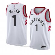 Maillot Toronto Raptors Patrick Mccaw #1 Association 2018 Blanc