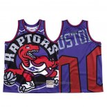 Maillot Toronto Raptors Personnalise Mitchell & Ness Big Face Volet