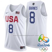 Maillot USA 2016 Jerry Stackhouse #8 Blanc
