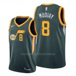 Maillot Utah Jazz Emmanuel Mudiay #8 Earned Vert