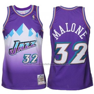 Maillot Utah Jazz Karl Malone #32 Retro Volet