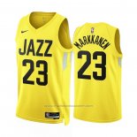 Maillot Utah Jazz Lauri Markkanen #23 Icon 2022-23 Jaune