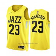 Maillot Utah Jazz Lauri Markkanen #23 Icon 2022-23 Jaune