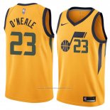 Maillot Utah Jazz Royce O'neale #23 Statement 2018 Jaune