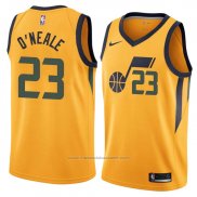 Maillot Utah Jazz Royce O'neale #23 Statement 2018 Jaune