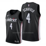 Maillot Washington Wizards Admiral Schofield #4 Ville 2019-20 Noir