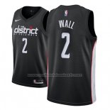 Maillot Washington Wizards John Wall #2 Ville 2018-19 Noir