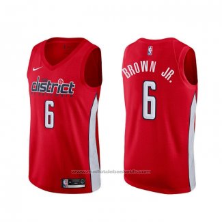 Maillot Washington Wizards Troy Brown Jr. #6 Earned Rouge