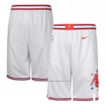 Short Houston Rockets Ville 2023-24 Blanc