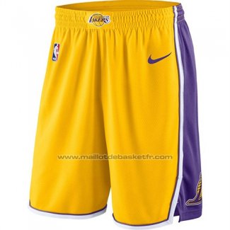 Short Los Angeles Lakers Icon 2018-19 Jaune