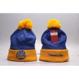 Bonnet Golden State Warriors Jaune Bleu2