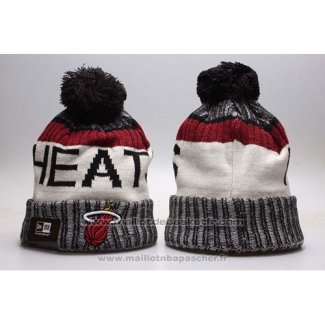 Bonnet Miami Heat Blanc Noir