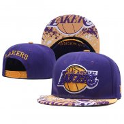 Casquette Los Angeles Lakers Volet Jaune2