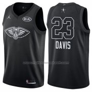 Maillot All Star 2018 New Orleans Pelicans Anthony Davis #23 Noir