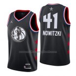 Maillot All Star 2019 Dallas Mavericks Dirk Nowitzki #41 Noir