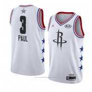 Maillot All Star 2019 Houston Rockets Chris Paul #3 Blanc