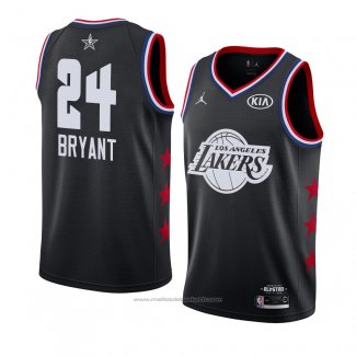 Maillot All Star 2019 Los Angeles Lakers Kobe Bryant #24 Noir