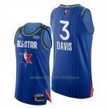 Maillot All Star 2020 Western Conference Anthony Davis #3 Bleu