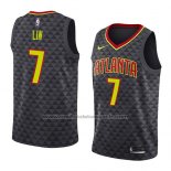 Maillot Atlanta Hawks Jeremy Lin #7 Icon 2018 Noir
