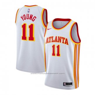 Maillot Atlanta Hawks Trae Young #11 Association 2020-21 Blanc