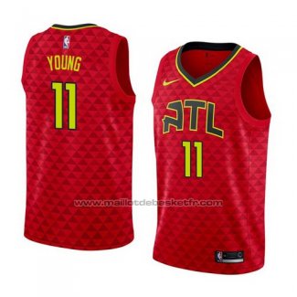 Maillot Atlanta Hawks Trae Young #11 Statement 2017-18 Rouge