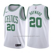 Maillot Boston Celtics Gordon Hayward #20 2017-18 Blanc