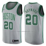 Maillot Boston Celtics Jaylen Gordon #20 Hayward Ville 2017-18 Gris