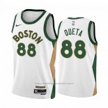 Maillot Boston Celtics Neemias Queta #88 Ville 2023-24 Blanc