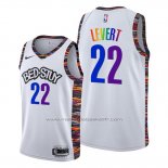 Maillot Brooklyn Nets Caris Levert #22 Ville LGBTQ Pride Night 2020 Blanc