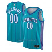 Maillot Charlotte Hornets Personnalise Classic 2023-24 Vert