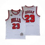 Maillot Chicago Bulls Michael Jordan #23 Mitchell & Ness 1998 NBA Finals Blanc