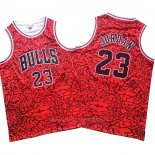 Maillot Chicago Bulls Michael Jordan #23 Mitchell & Ness Rouge2