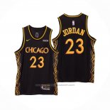 Maillot Chicago Bulls Michael Jordan #23 Ville 2020-21 Noir